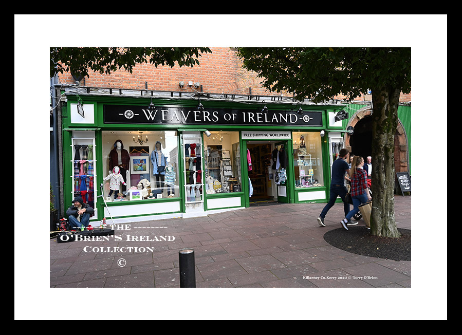 Irish Shop Fronts   ~   "Weavers of Ireland"  ~ The Old Town Hall  ~   Main Street   ~  Killarney   ~    Co.Kerry....8452