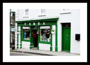 Irish Shop Fronts  ~  "F. Odea"     ~     Crafty Cuckoo Crafts       ~     Main Street        ~   Kinvara     ~     Co. Galway .....2136
