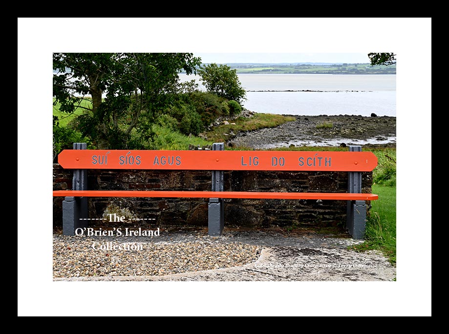 Labasheeda ~ Village Seat ~ "Suí Síos Agus Lig Do Scíth" ~ Main Street ~ Co Clare ....1258