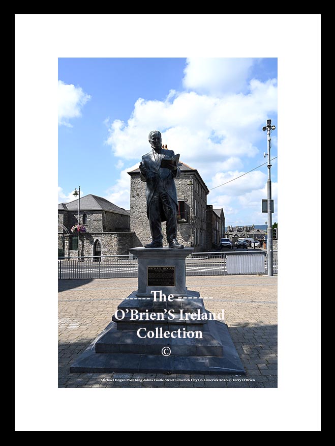 Limerick City ~ "Michael Hogan Poet" Statue ~ The Parade ~ King's Island ~ Co.Limerick....5841
