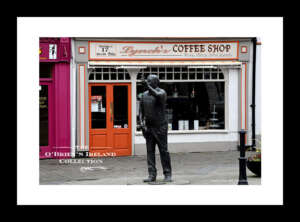 Listowel ~    "John B. Keane" Statue    Main Street   ~  ( 1928 –  2002) was an Irish playwright, novelist and essayist ~    Co.Kerry......0887