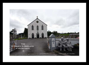 Mountbolus       ~      St Brigid's Church    ~  Monument  at Gate     ~   Gortacur      ~     Co. Offaly .....3639