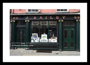 Irish Shop Fronts     ~    "J.Bailey Framing & Gallery"    ~    South Street    ~     New Ross     ~   Co. Wexford .....7381