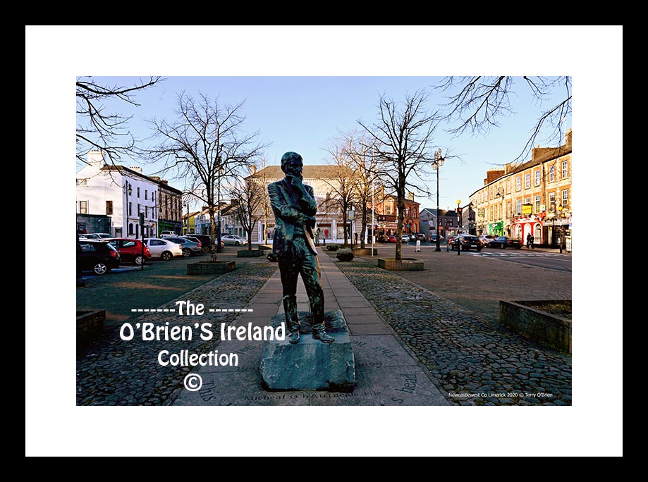 Newcastle West ~ "Michael Hartnett Poet" Sculpture ~ The Square ~ Co.Limerick ....7517