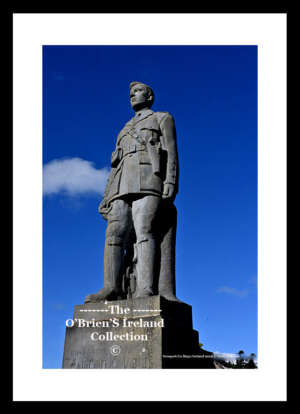 Newport    ~    "Ned Lyons statue"   ~     erected  July 1994    ~    "Ad Finem Fidelis"  ~    Statue of Edward Lyons (Ned),commandant of the Newport Battalion of the IRA , here written as Eamonn Ó Laighin.  ~    He was arrested in 1920, tortured by the British    ~   Co.Mayo ....5182