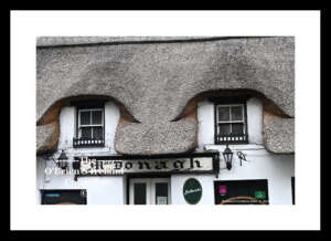 Irish Shop Fronts  ~  "McDonagh’s Thatch Bar"    ~     Main Street     ~    Oranmore     ~    Co. Galway ....0949