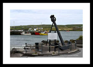 Portmagee  ~  "The Crompton  Anchor"  ~    from the Sailing Barge that sank off Portmagee 1910, in 2009 the second Anchor was lifted and placed here   Co.Kerry....2482