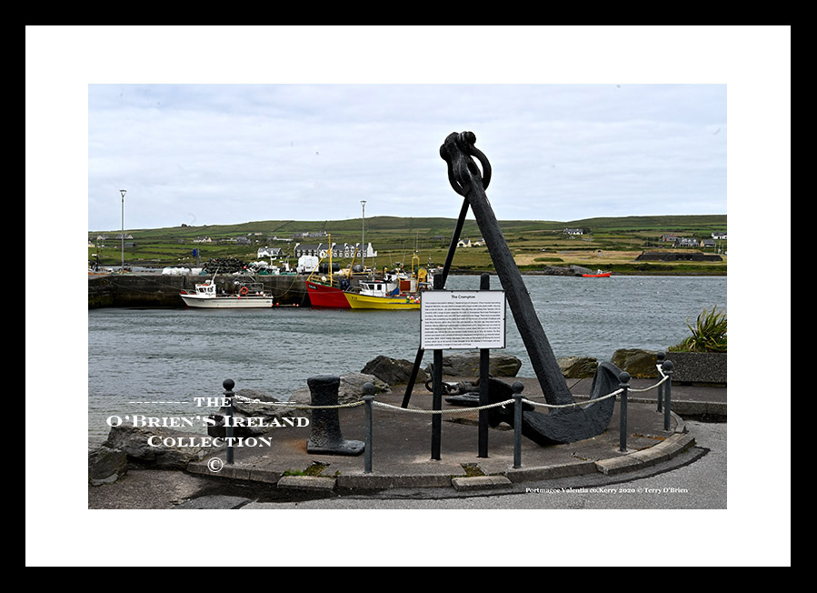 Portmagee ~ "The Crompton Anchor" ~ from the Sailing Barge that sank off Portmagee 1910, in 2009 the second Anchor was lifted and placed here Co.Kerry....2482