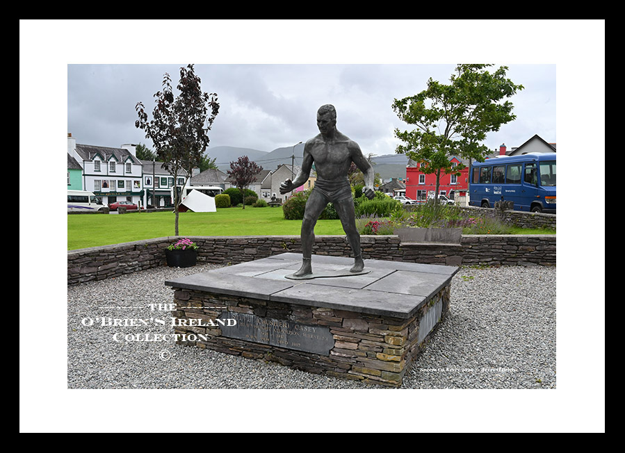 Sneem ~ Steve ('Crusher') Casey, ~ (1908–87) Sculpture, ~ World Heavyweight Wrestler ~ 1938 - 1947, Drimna Beg, ~ Co. Kerry....2566