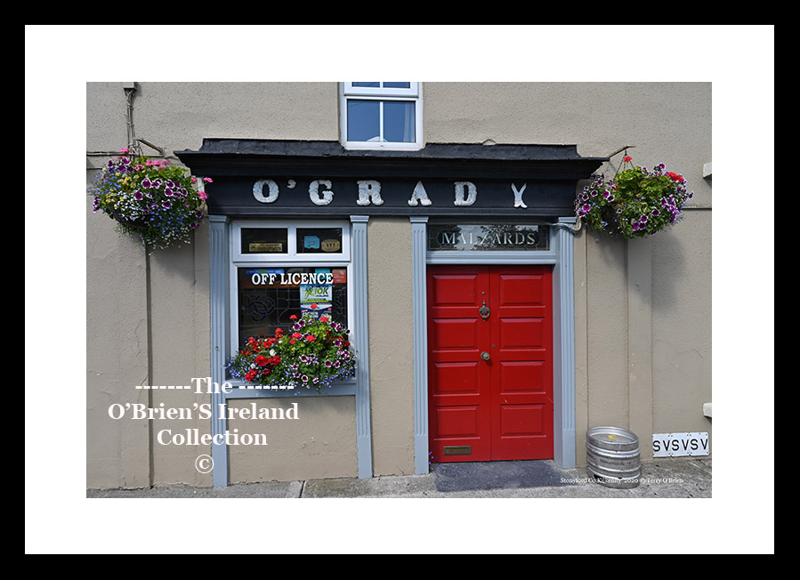 Irish Shop Fronts ~ "O'Grady" ~ Malzards Bar ~ Main Street ~ Cotterellsbooly ~ Stonyford ~ Co. Kilkenny.....4572