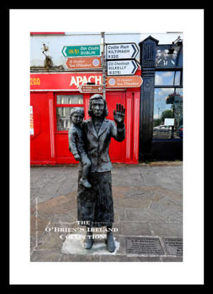 Swinford     ~      'Strength of a Woman' is a sculpture dedicated  to the women of Mayo who remained at home while their men sought work abroad during the mass emigration of the 1950s. Located in the centre of Swinford, it was created by the Australian-born Mayo-based sculptor Mark Rode and installed in 2007   ~   Co.Mayo ....4816