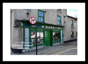 Irish Shop Fronts   ~   "O'Hara Bar"   ~   Logan Street   ~   Thomastown   ~   Co. Kilkenny.....1977