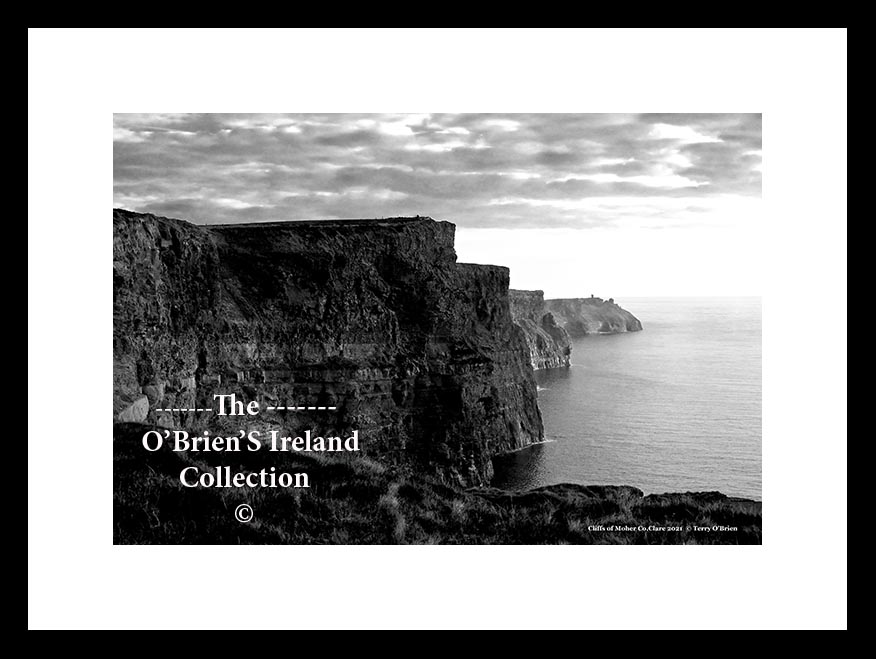 Cliffs of Moher ~ They run for about 14 kilometres along the Coast ~ Co Clare .....1005