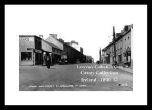 Killeshandra    ~  Upper  Main Street    ~   Co Cavan   .... C37 A  (Valentine collection 1940s)