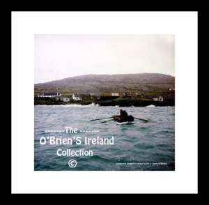 Inishturk  Island (1976)    ~   Currach coming out to Fishing Trawler  "Girl Betty" with "Patient" to go to hospital  in Castlebar~    Co. Mayo....49