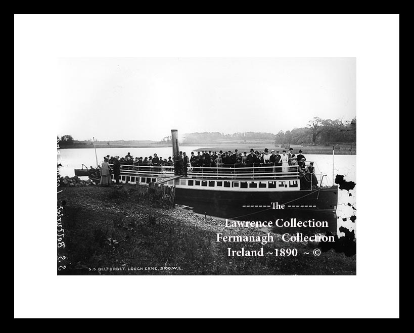 Lough Erne S.S. Belturbet ~ Tourist Steamer ~ Co Fermanagh ~ Northern Ireland ......F118/448