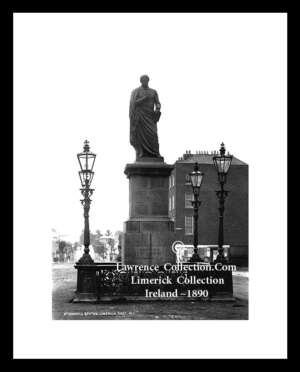 Limerick City     ~    The Crescent    ~    O'Connell Monument    ~   Co Limerick .....L197I